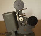 Hand-cranked projector